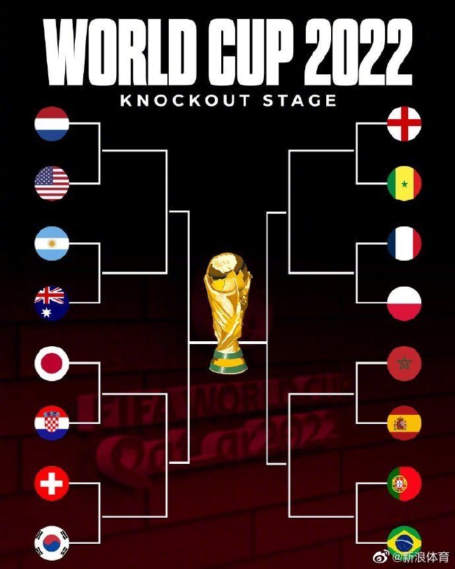 世界杯1/8决赛对阵全部确定：韩国VS巴西葡VS瑞士 - 山猫直播
