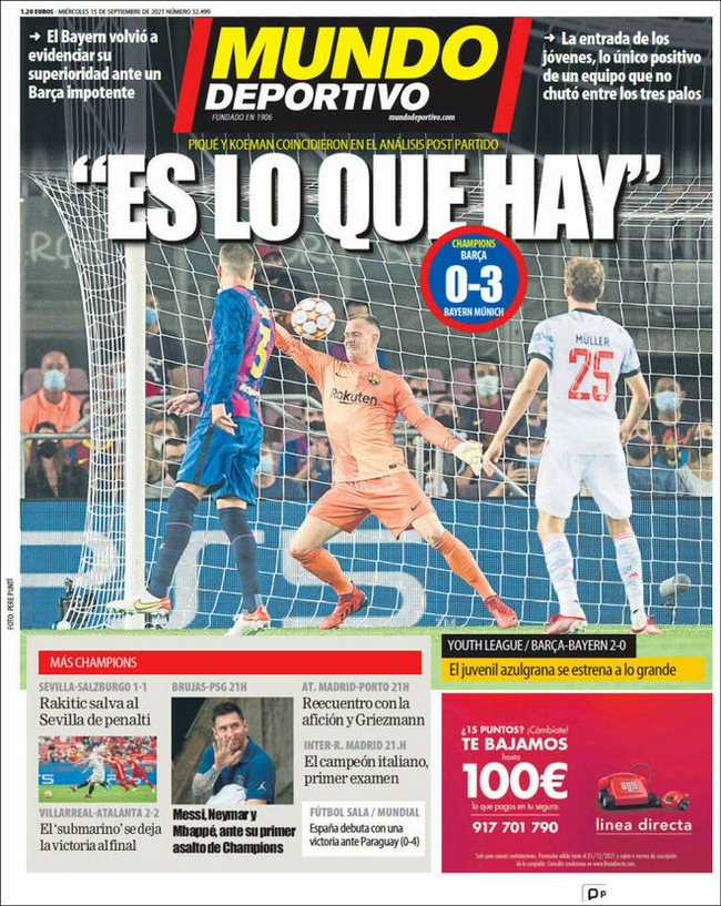 西班牙媒体：巴萨已变成小球队 梅西离开球队没了救生圈！