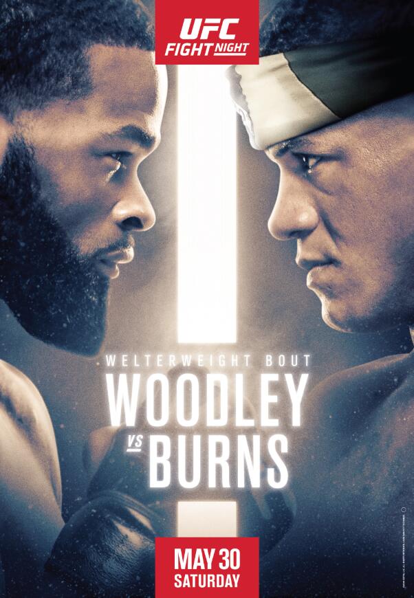 UFC on ESPN 9:伍德利 VS 伯恩斯