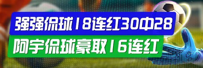 精选足篮专家：强强侃球18连红 阿宇侃球16连红