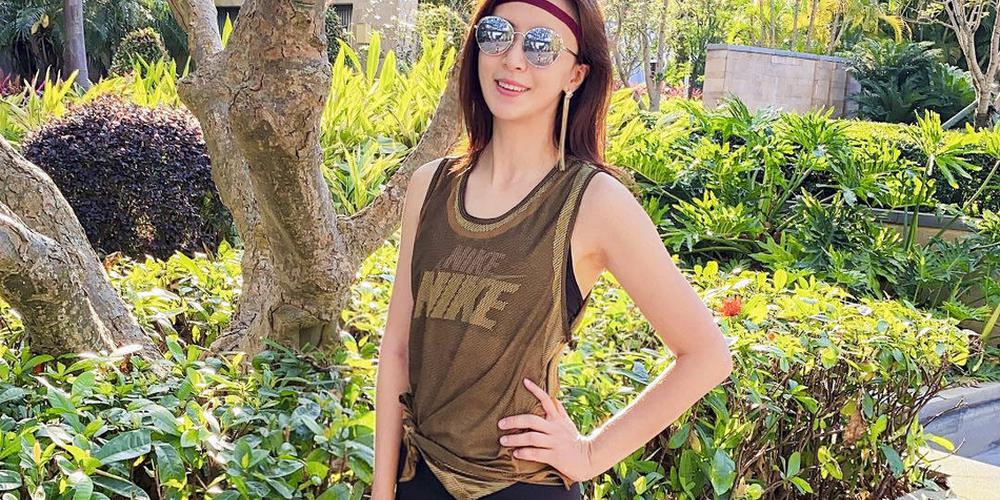 演员李悦溪爱上跑步感受夏日热情 这身材太赞了!