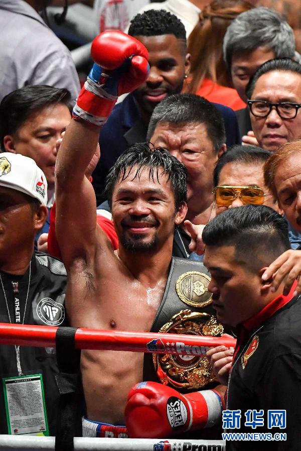 菲律宾传奇拳手帕奎奥击败阿根廷人卢卡斯·马特西