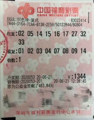 中奖彩票