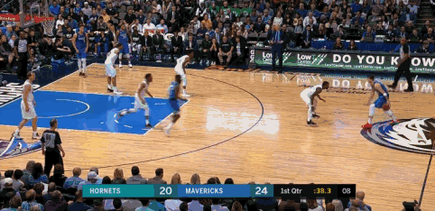 东契奇标志性撤步