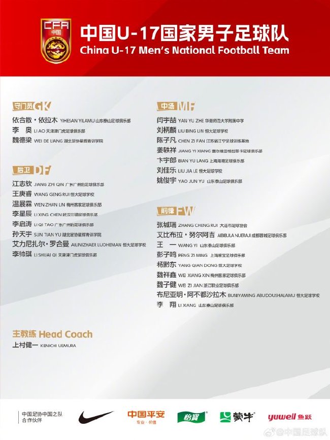 U22国足新一期集训名单 蒯纪闻等8名U20球员入选