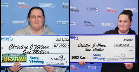 女彩民10周之内连续刮中2个百万大奖