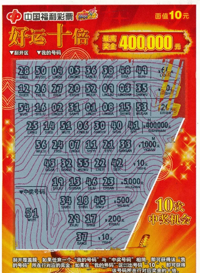 男子买双色球顺手刮中福彩40万 暂时不告诉家人