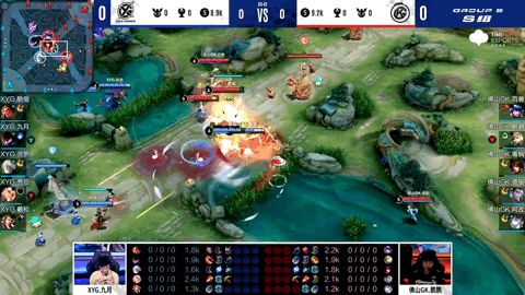 中路抱团集火击杀GK两人