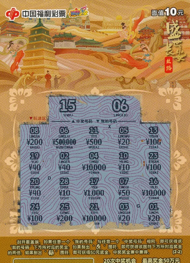 中奖彩票