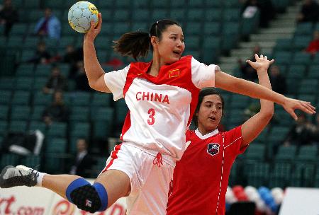 中国女子手球队（资料图）