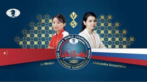 2020世界国际象棋女子锦标赛冠军对抗赛宣传海报（美国雅虎新闻网站）