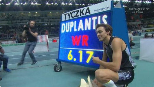 杜普兰蒂斯打破世界纪录