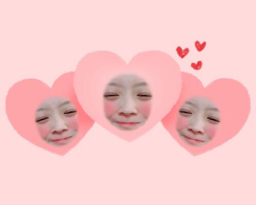 黄雅琼配图调皮可爱