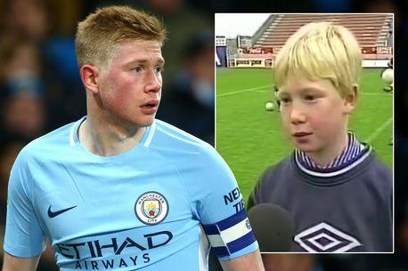 儿军梦德布劳内我小时候想给利物浦踢球