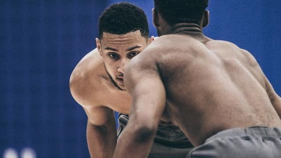 本西蒙斯发布个人最新训练照