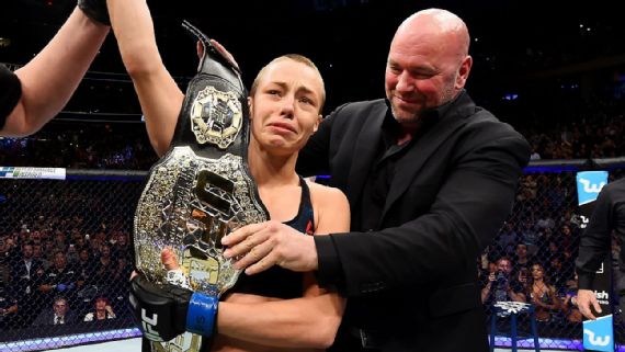 罗斯-娜玛尤纳斯被ESPN评为年度最佳女子MMA选手