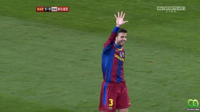 2010年的今天，巴萨5-0皇马