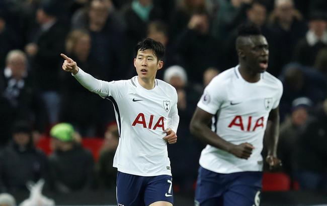 孙兴慜庆祝进球