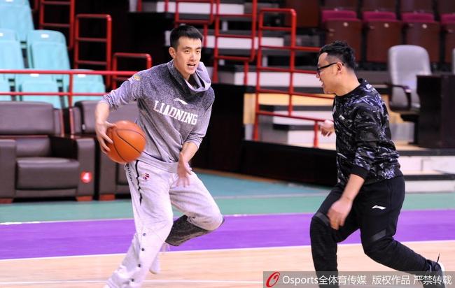 辽篮备战浙江
