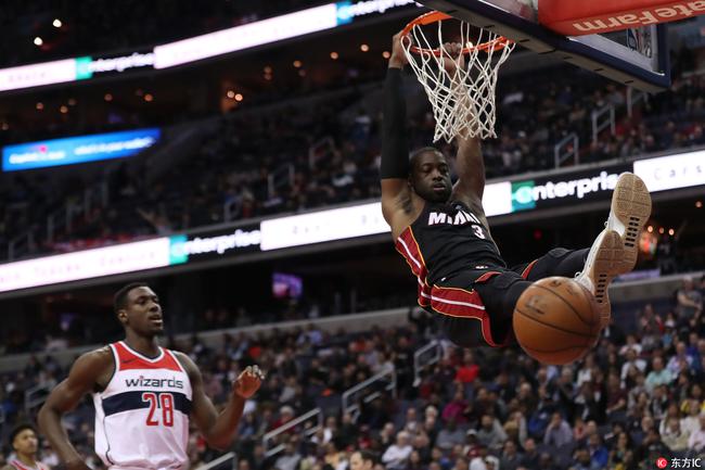 韦德扳平未果热火惜败奇才