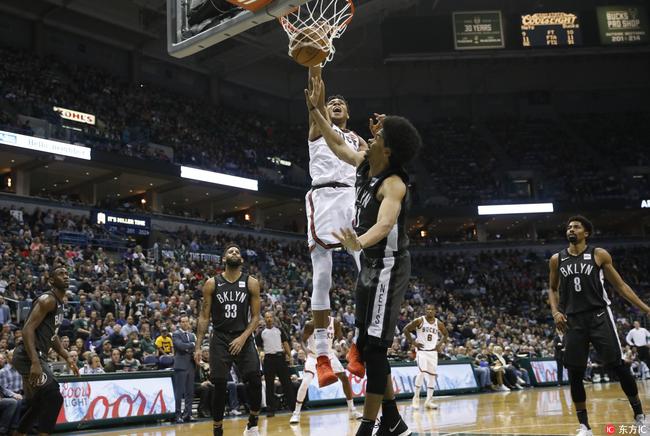 字母哥41+13+7雄鹿破篮网