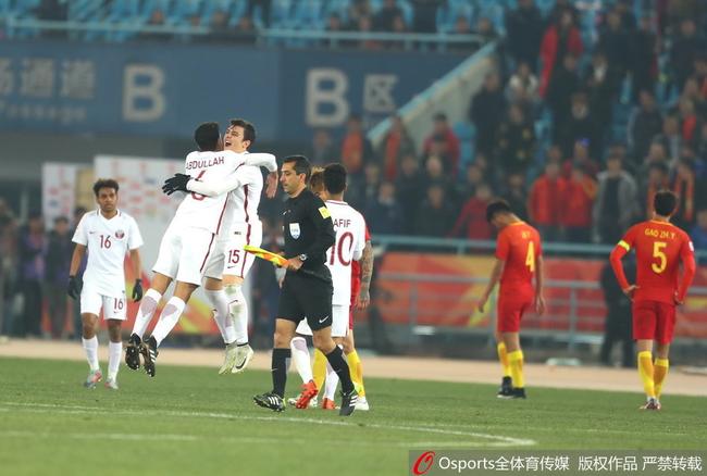 中国U23男足未能小组出线