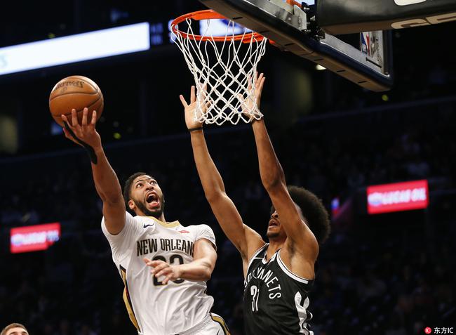 浓眉44分鹈鹕险胜篮网