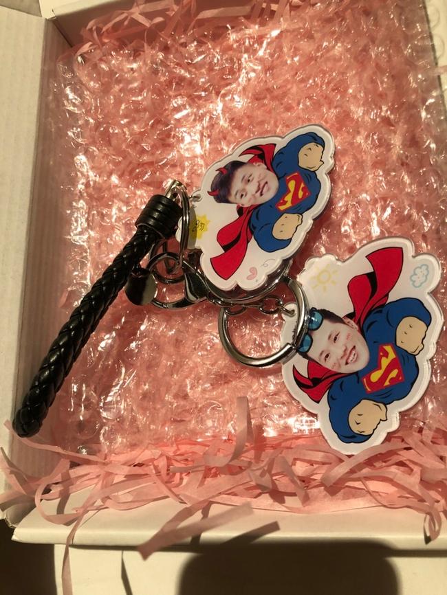 球迷赠送的钥匙链