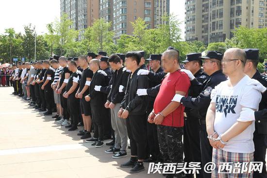 开设赌场非法拘禁宝鸡19人涉恶团伙受审