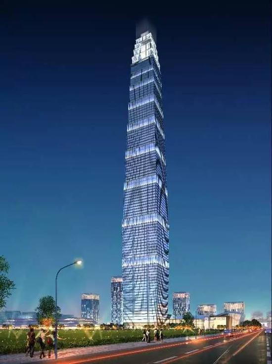 400亿大西安新地标501米中国国际丝路中心四年后落成