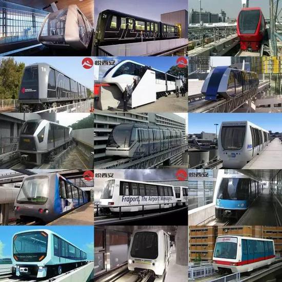 惊艳|西安要建apm线,装"汽车轮"的轨道交通!
