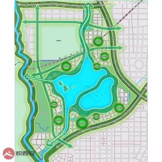 丨昆明池片区绿地系统规划丨
