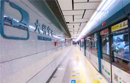大明宫西地铁站实景图