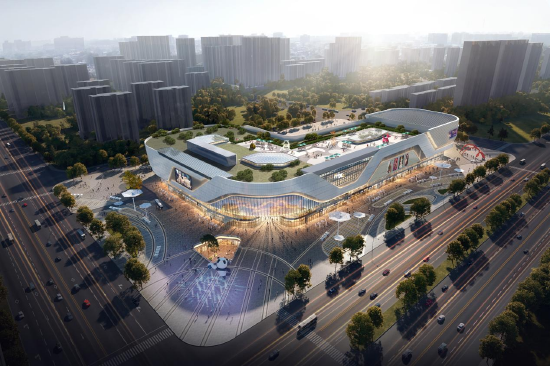 ↑万象城市综合体示意图