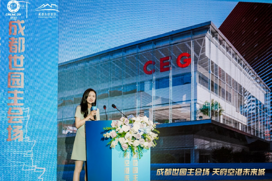 成都东部置业有限公司市场营销部副部长徐英发言