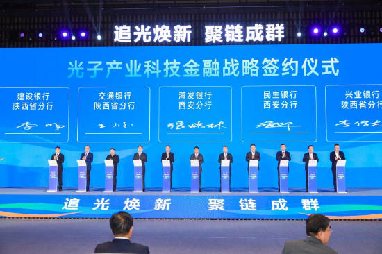 光子产业科技金融战略签约仪式