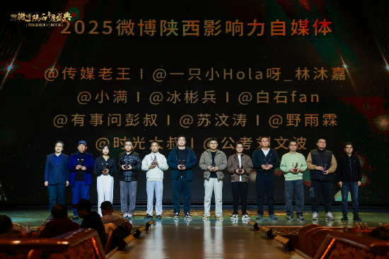 2025微博陕西影响力自媒体