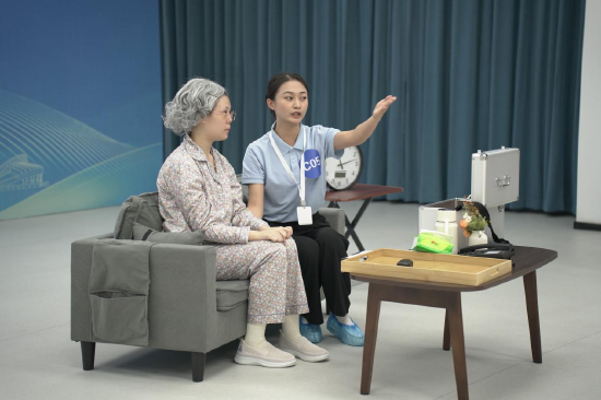 家庭照护比赛现场