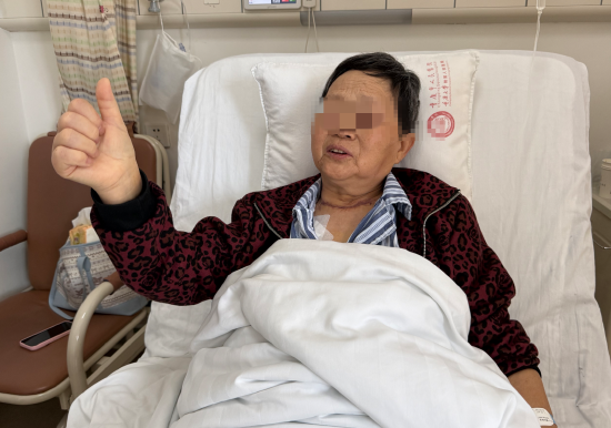 术后婆婆恢复情况良好
