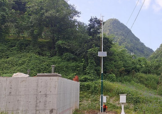 商南完成北斗卫星传输气象监测站建设