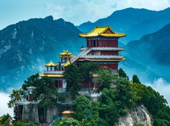 终南山南五台春意盎然引人醉_新浪陕西_新浪网