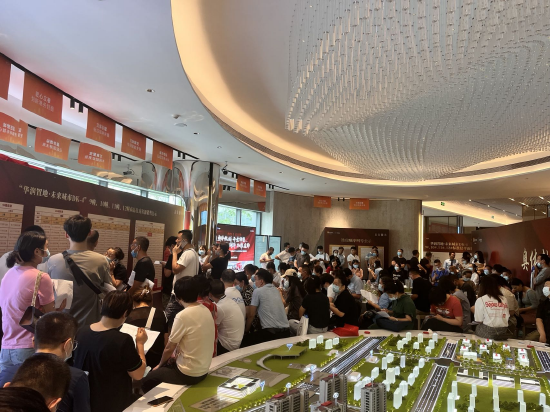 华润置地未来城市开盘现场