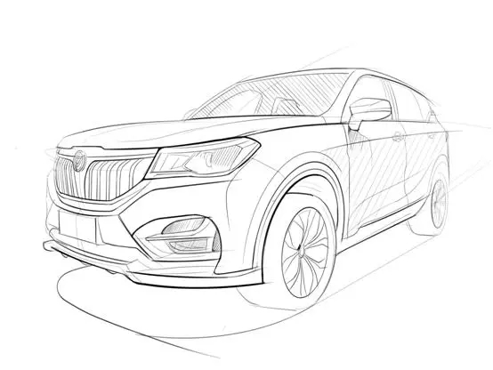 王牌特工来袭 华晨中华v6手绘图曝光