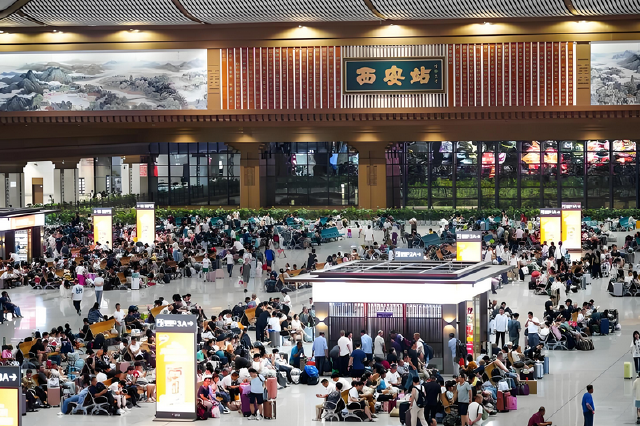 西安鐵路暑運創同期最高紀錄