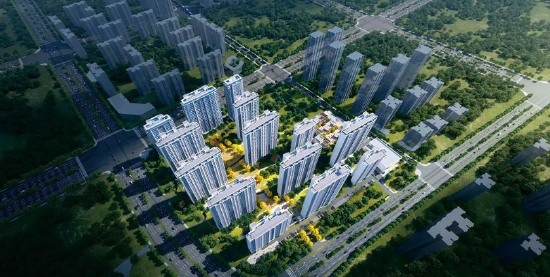 龙湖云璟鸟瞰效果图