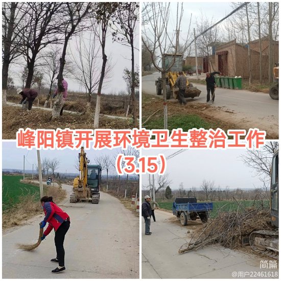 乾县峰阳镇扎实开展环境卫生整治工作