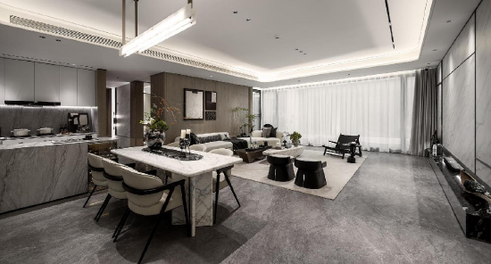 未来之瞳云河颂展示间实拍图,非交付标准