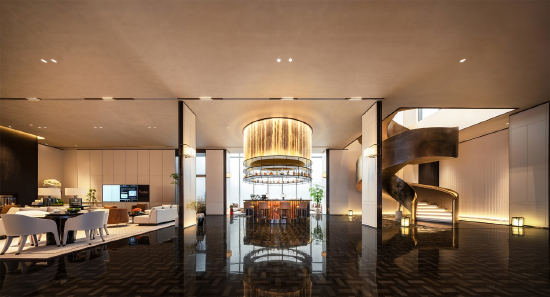 上海中环金茂府会所实景