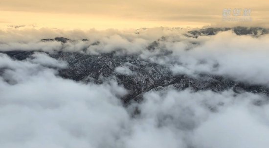 雪后初霁 秦岭如画