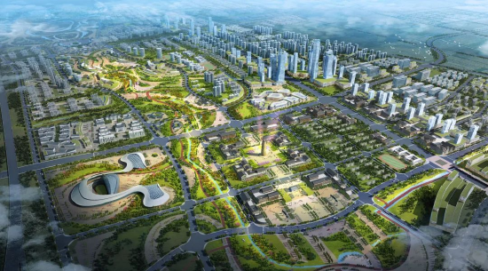 泾河新城规划图